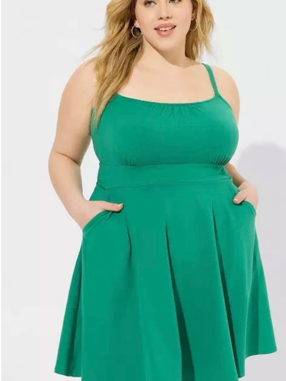 torrid emerald green dress | Dresses | Torrid Aline Mini With Pockets Color:Hot Yellow Green satin New-Full-Summer BRUNO MARC Men s